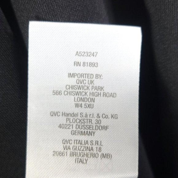 Girls With Curves Womens Jacket Draped Scuba Belted Pockets Black‎ XL New - Picture 10 of 10